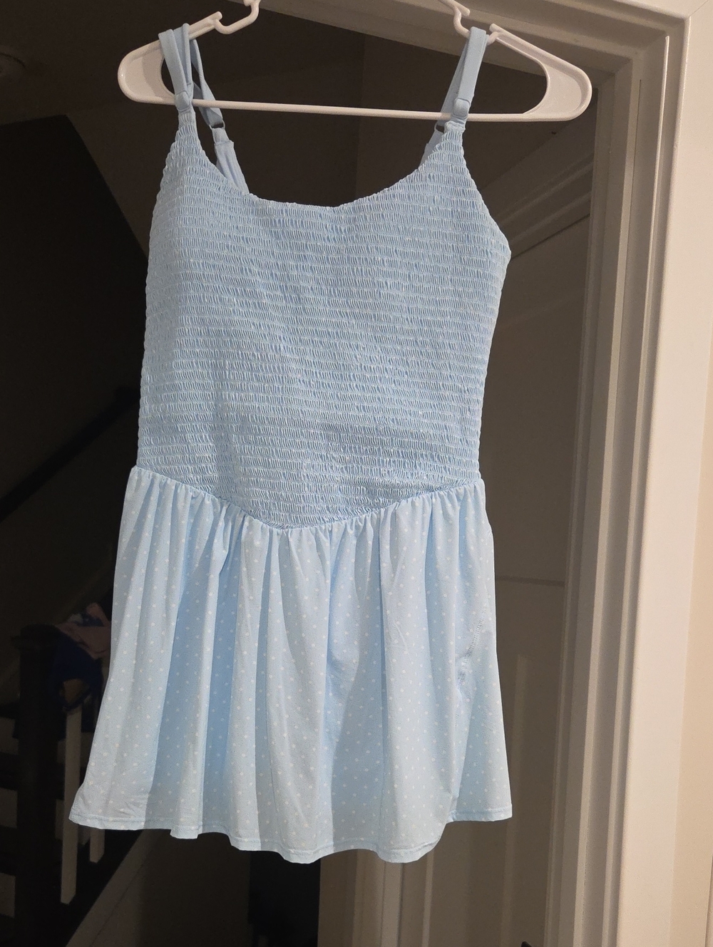 JoyLab Light Blue Tennis Dress